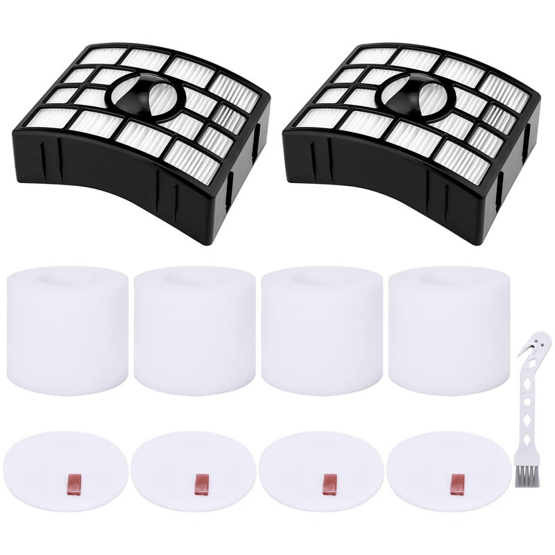 Leadaybetter NV752 AZ1002 Filter Replacement for Shark Rotator Powered Lift Away Vacuum AZ1002 NV650 NV651 NV652 NV750 NV750W NV751 NV752 AX950 ZU632 AX950 AX951 AX952, Replaces Parts XFF650 & XHF650 - Image 1